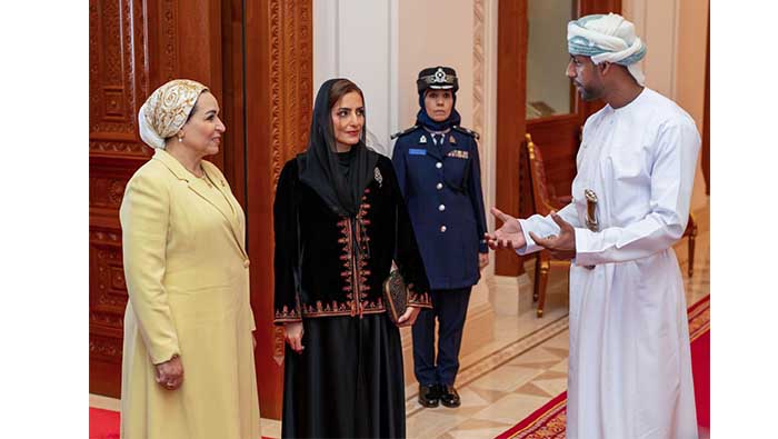 Omani and Egyptian First Ladies Visit the Royal Opera House Muscat